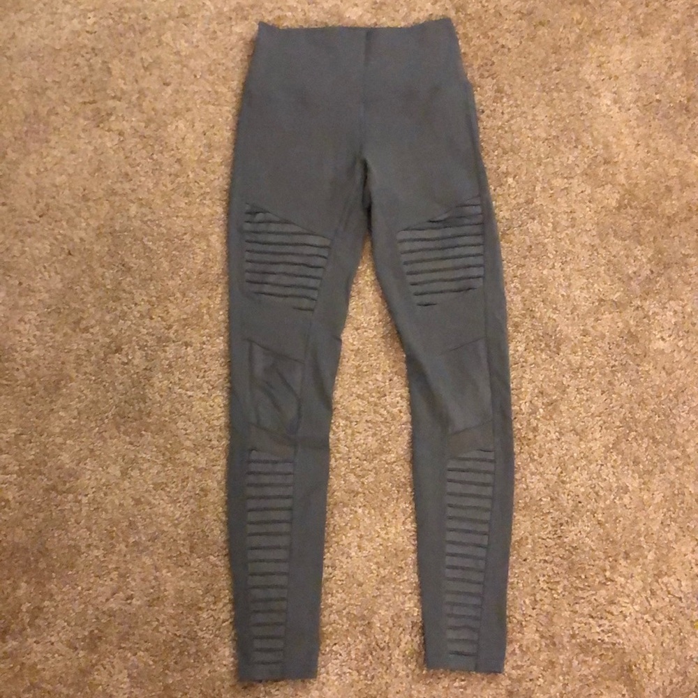 All yoga high waisted moto leggings